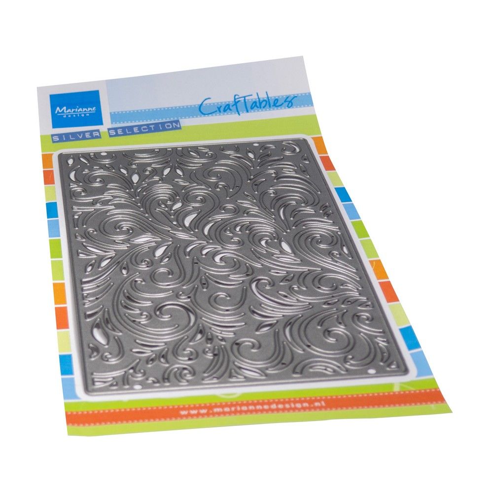 Marianne design • craftable background swirls a6