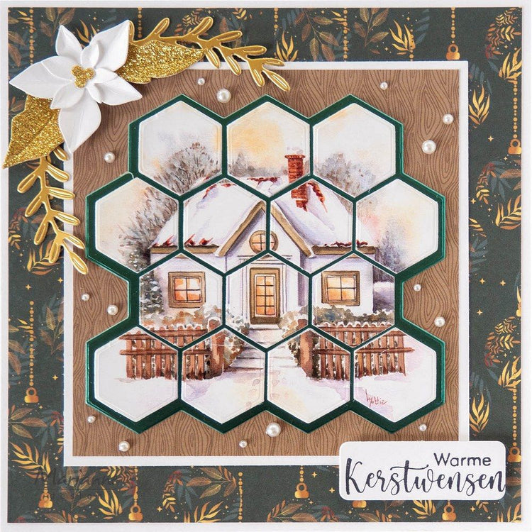 Marianne design • craftable pixel hexagon