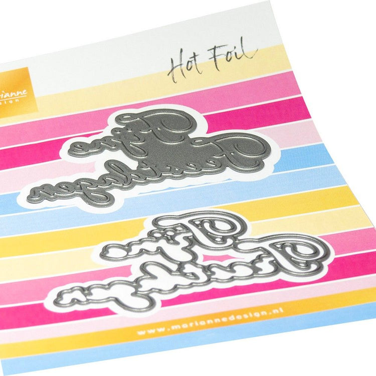 Marianne design • craftable hot foil fijne feestdagen (nl)