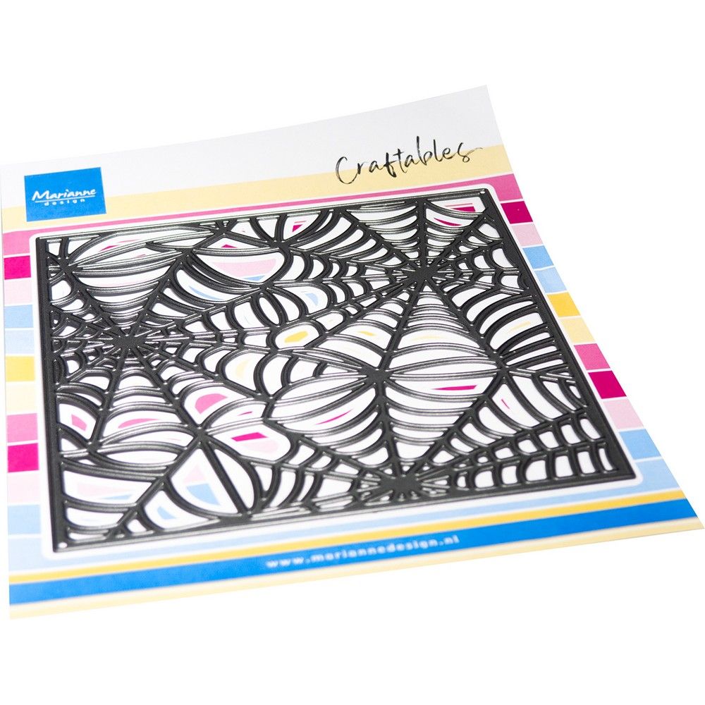 Marianne design • craftable background spiderweb