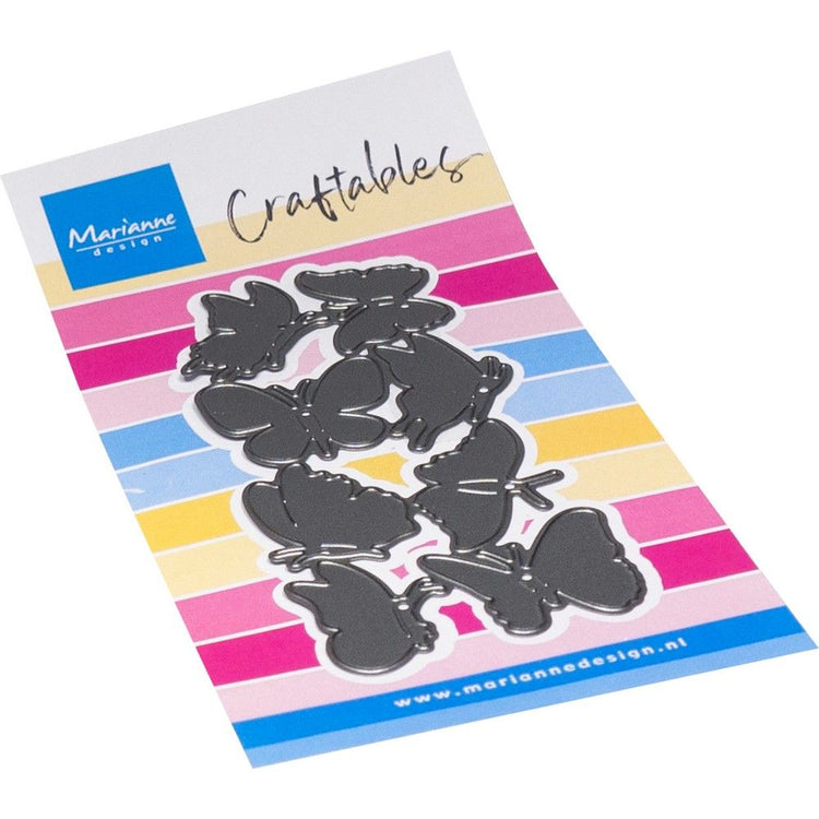 Marianne design • craftable punch die xl butterflies