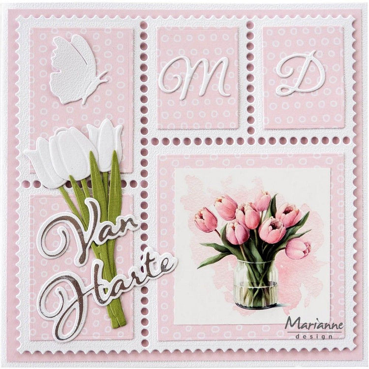 Marianne design • craftable layout stamp square