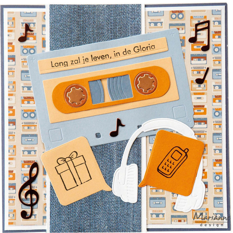 Marianne design • craftable punch die xl music
