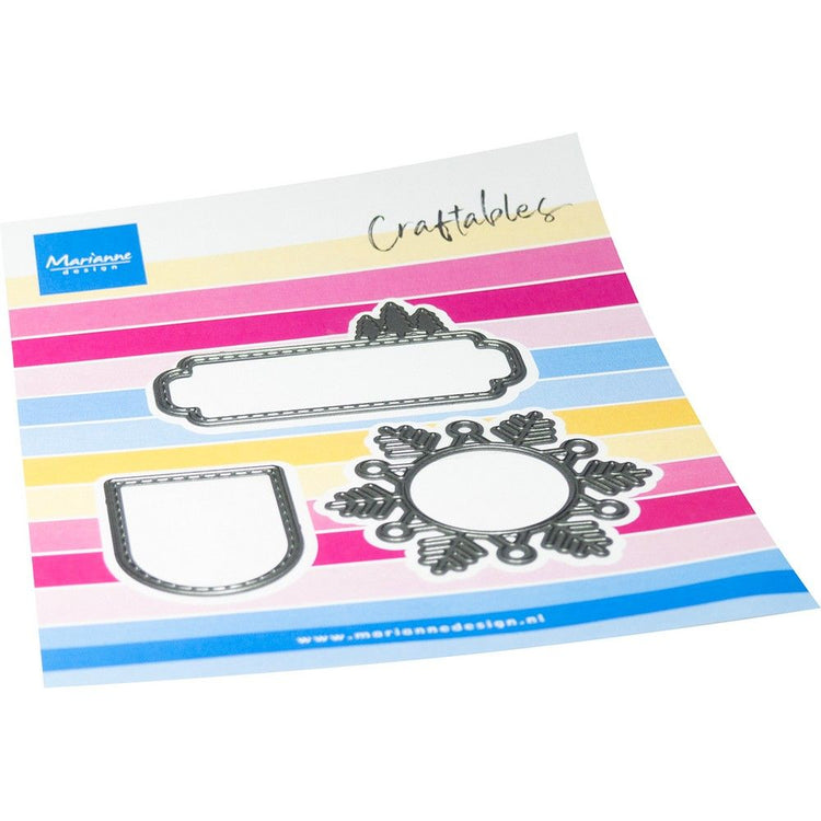 Marianne design • craftable winter labels