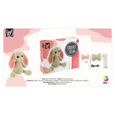 Creative craft group haakpakket konijntje - incl. naald en draad