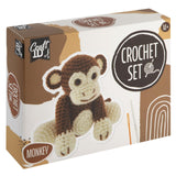 Craft id haakpakket aapje - incl. naald en draad - afbeelding 1