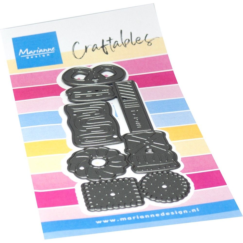 Marianne design • craftable punch die xl cookies 47 x 108 mm
