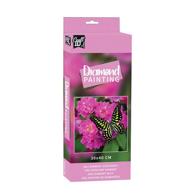 Grafix diamond painting vlinder 30x40cm