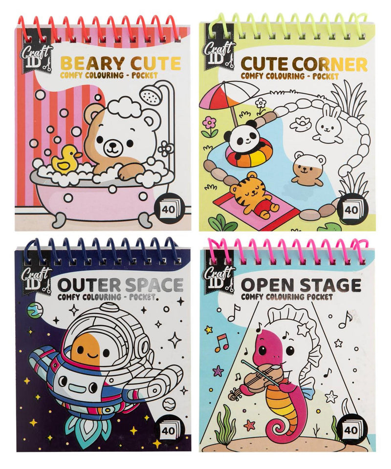 Craft id comfy colouring mini 10x10cm