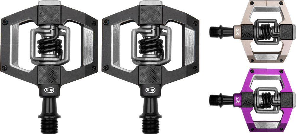 Crankbrothers mallet trail clipless pedals | champagne black