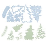 Nellie's choice • shape dies bomen en takken 6st. - afbeelding 2