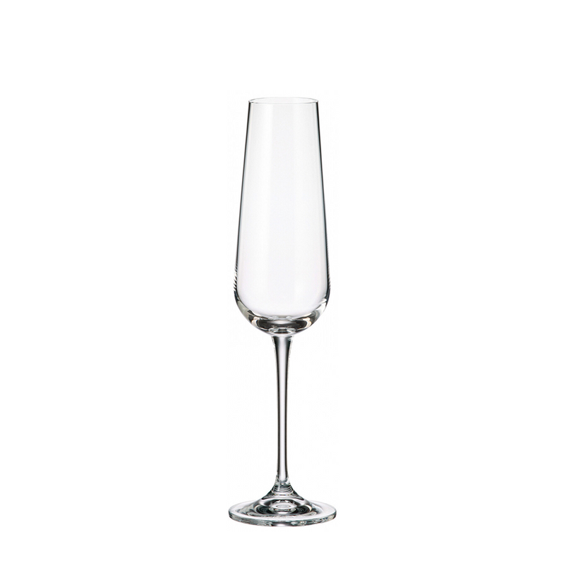 Crystal bohemia champagneglas ardea 220ml 6 stuks