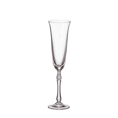 Crystal bohemia champagneglas fregata 190ml 6 stuks