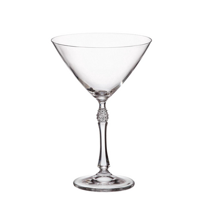 Crystal bohemia martiniglas parus 280ml 6 stuks