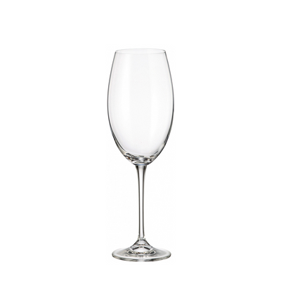 Crystal bohemia rode wijnglas fulica 510ml 6 stuks