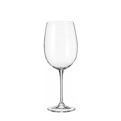 Crystal bohemia rode wijnglas fulica 640ml 6 stuks