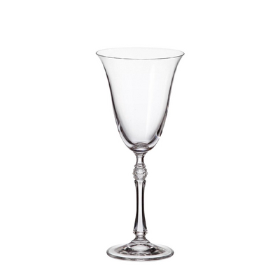 Crystal bohemia rode wijnglas parus 250ml 6 stuks