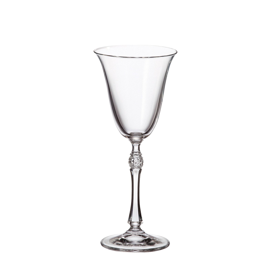 Crystal bohemia witte wijnglas parus 185 ml 6 stuks