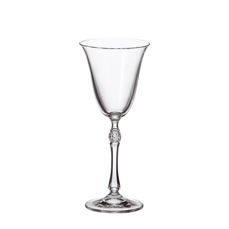 Crystal bohemia witte wijnglas parus 185 ml 6 stuks