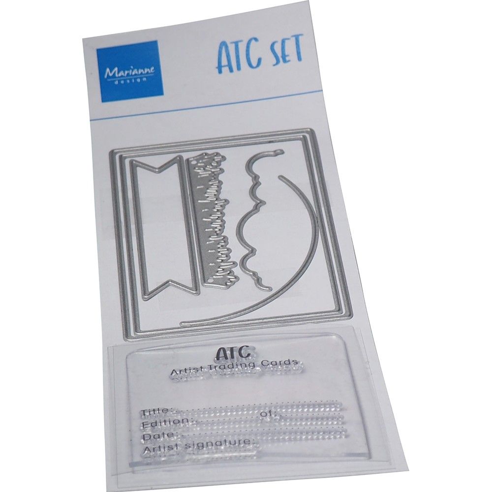 Marianne design • clear stamps dies atc stamp die set