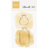 Marianne design • silhouette art clear stempels vases