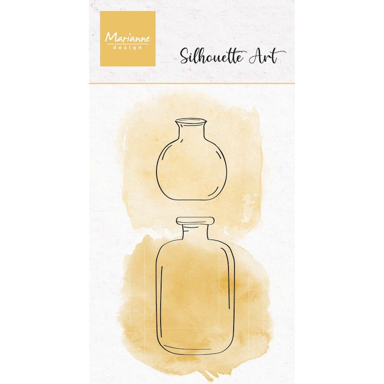 Marianne design • silhouette art clear stempels vases