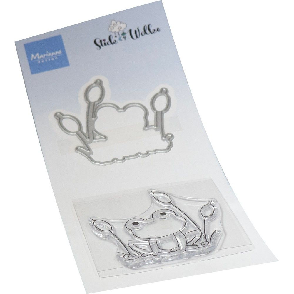 Marianne design • clear stamps dies frog