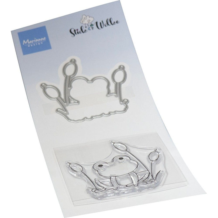 Marianne design • clear stamps dies frog