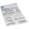 Marianne design • clear stamps met oprechte deelneming