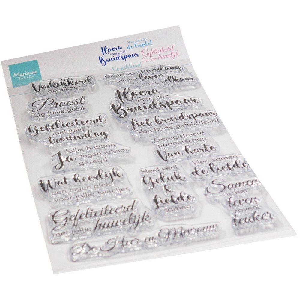 Marianne design • clear stamps vier de liefde