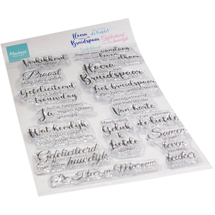 Marianne design • clear stamps vier de liefde