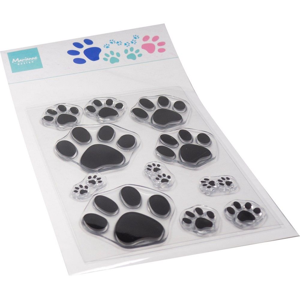 Marianne design • clear stamps paw prints