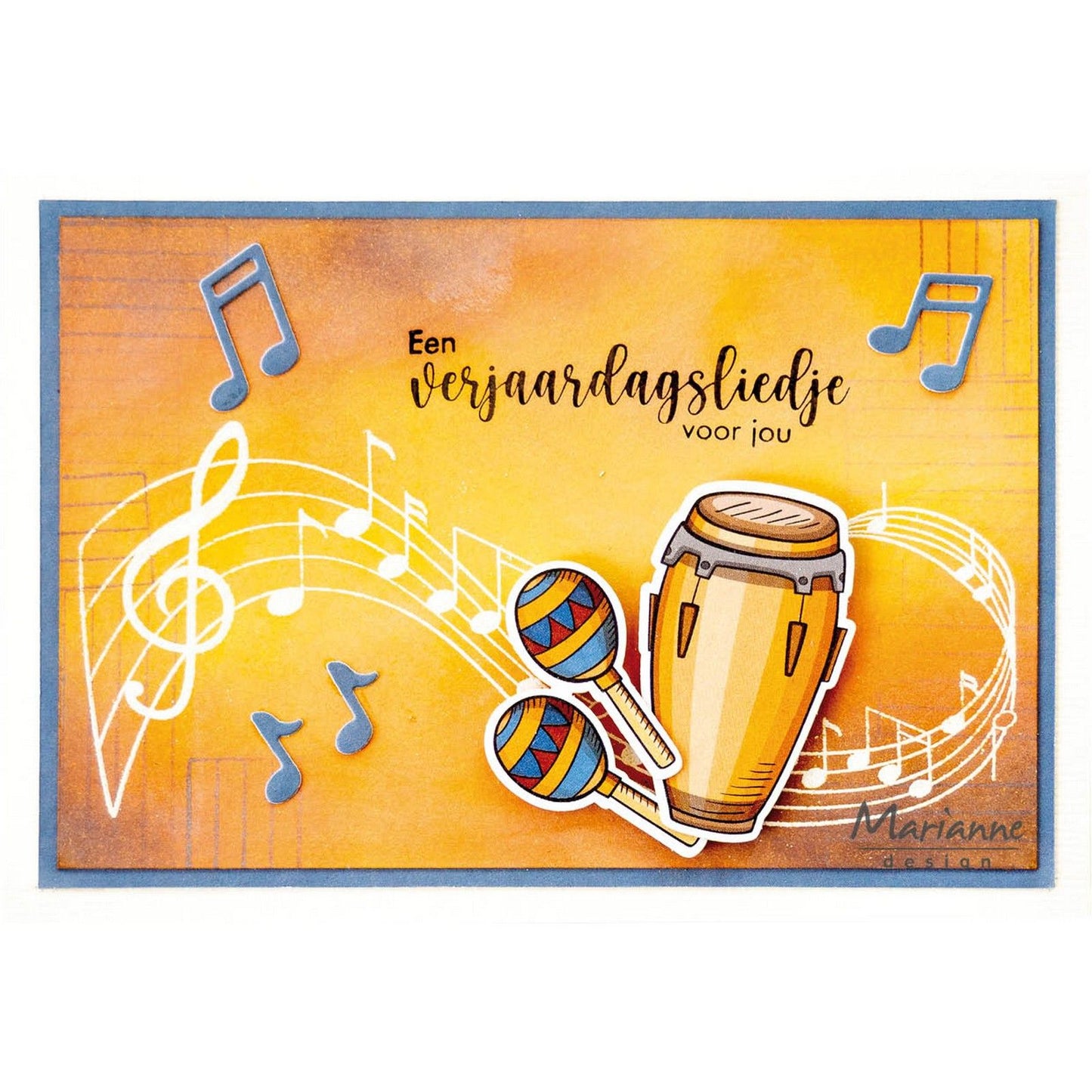Marianne design • clear stamps music swirl