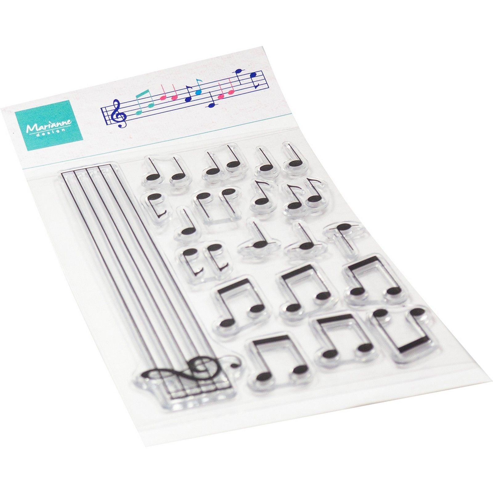 Marianne design • clear stamps musical notes