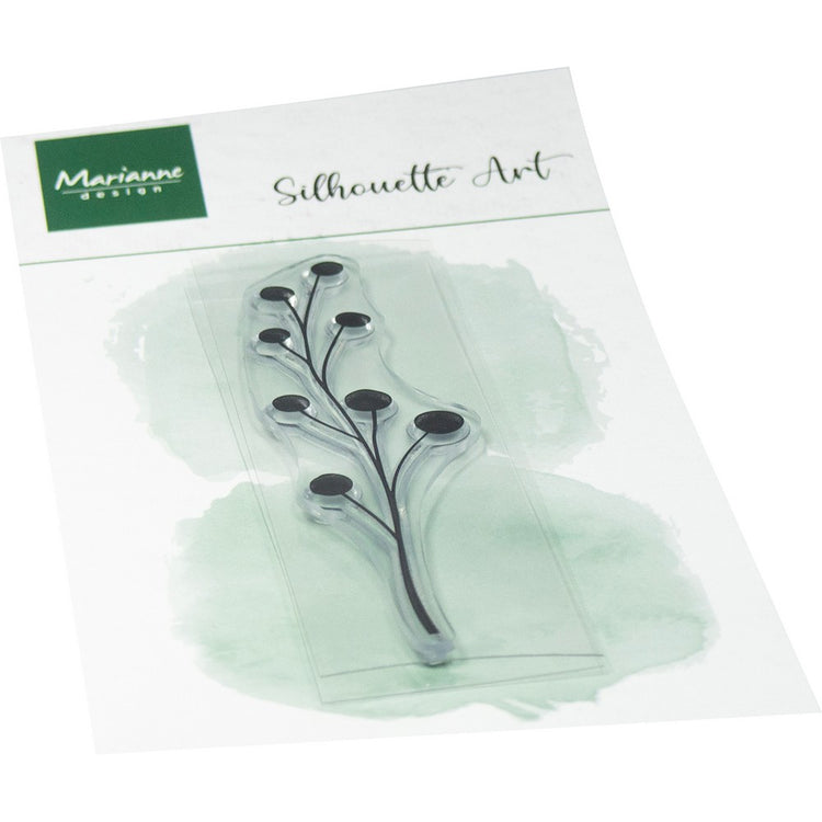 Marianne design • clear stamps silhouette art berries