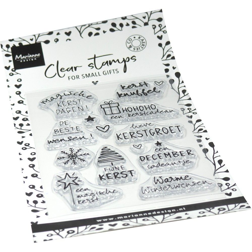 Marianne design • clear stamps kerst by kaertjes en co
