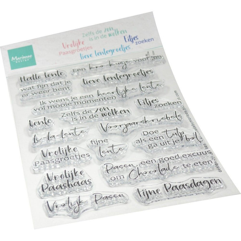 Marianne design • stempels lentegroetjes by marleen