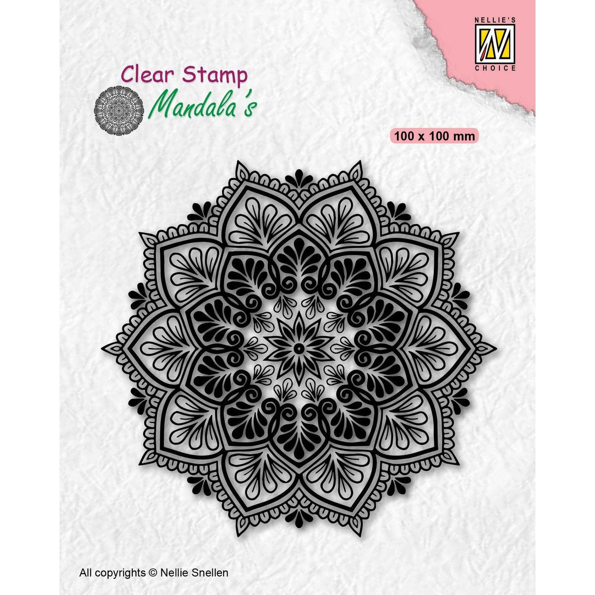 Nellie's choice • mandala's clear stempel mandala starflower