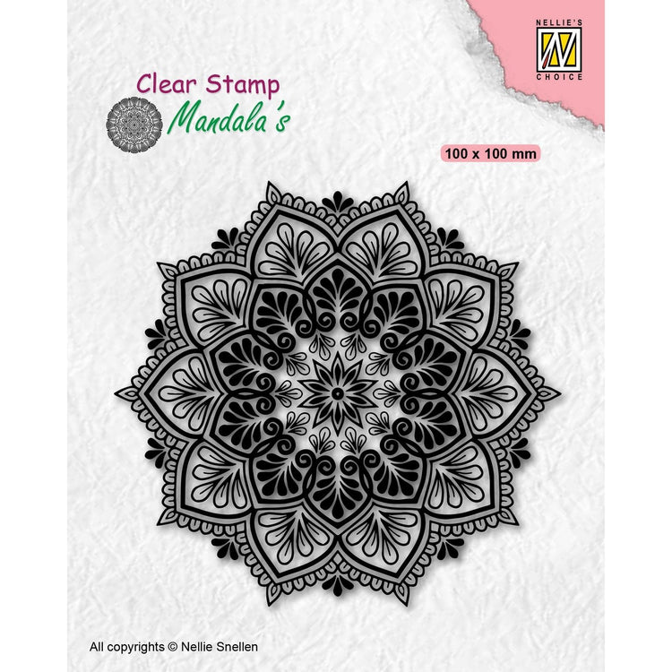 Nellie's choice • mandala's clear stempel mandala starflower
