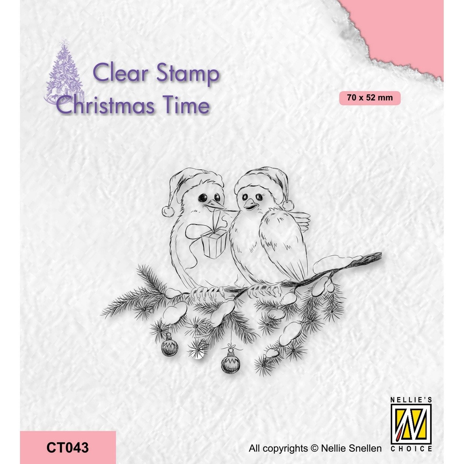 Nellie's choice • christmas time clear stempels celebrating christmas