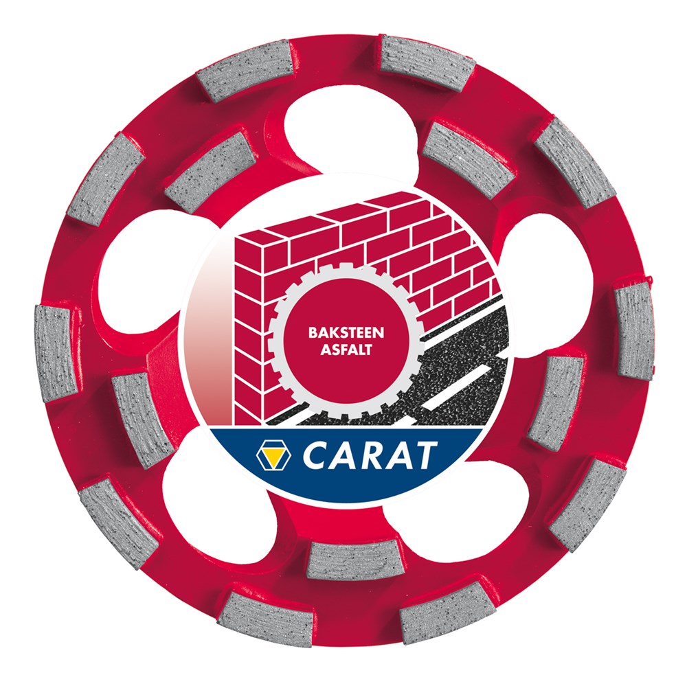 Carat slijpkop ø180 cubd master baksteen