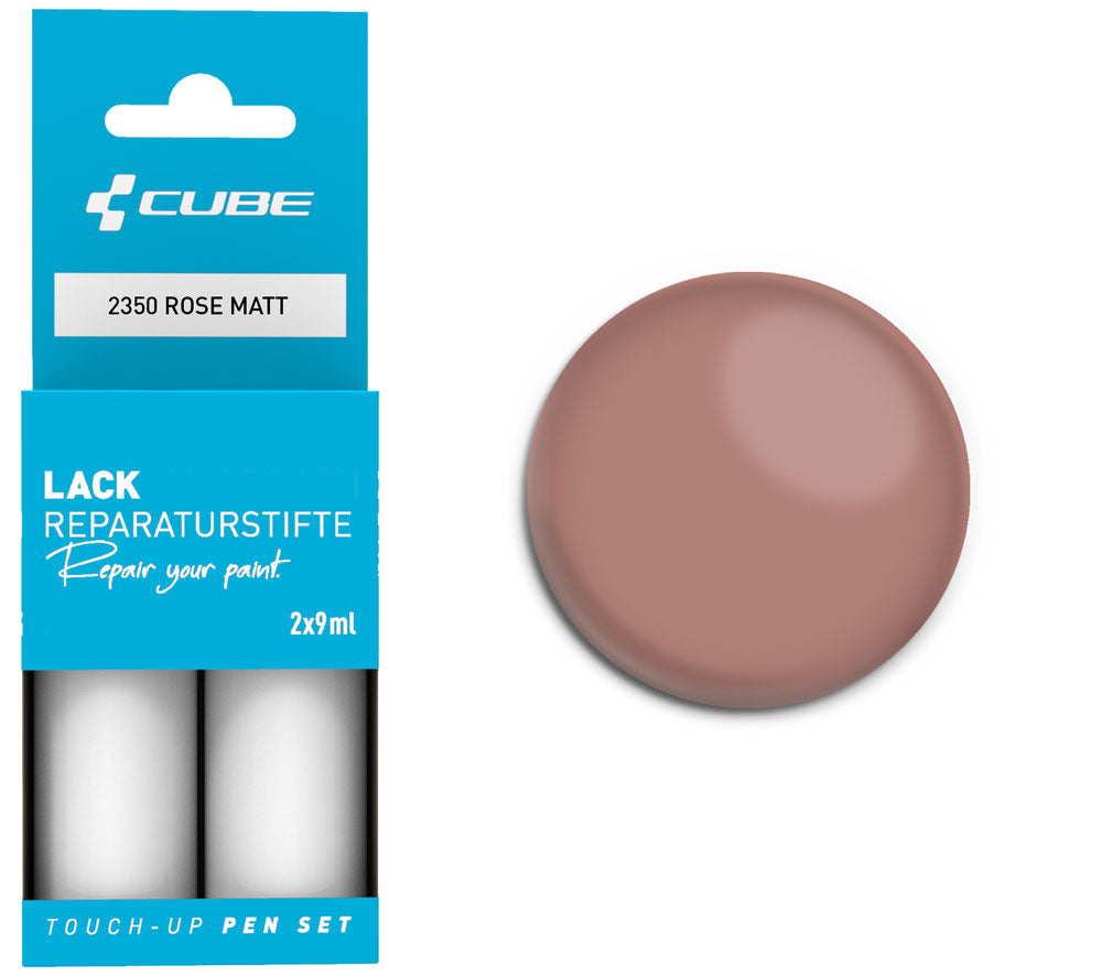 Cube touch-up pen set rose matt