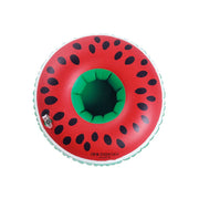 Tropical bliss | meerkleurige opblaasbare bekerhouder watermeloen - afbeelding 1