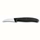 Victorinox schilmesje met gebogen 6cm lemmet en zwart handvat