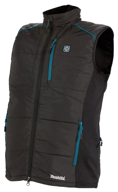 Makita cv102dz2xl verwarmd vest xxl | zonder accu's en lader | inclusief jasadapter | in doos cv102dz2xl