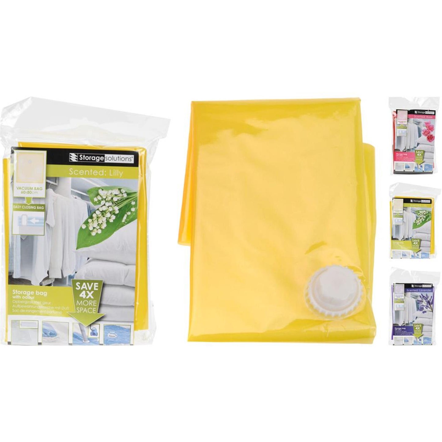 Storage solutions opbergzak vacuã¼m met geur 60x80cm met makkelijk sluiting