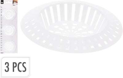 Excellent houseware gootsteenfilter set a 3 stuks