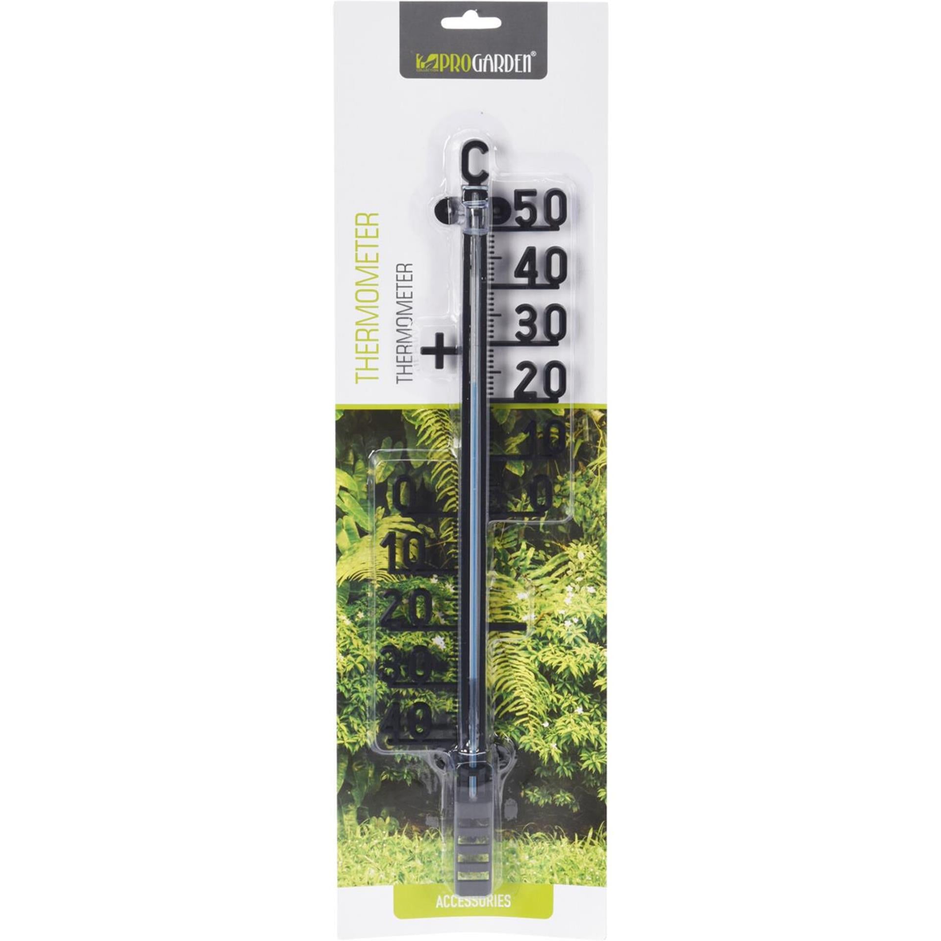 Pro garden thermometer h40cm kunststof