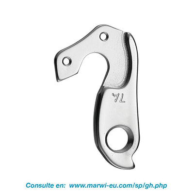 Union derailleurpad GH-086 met schroefset M3x0.5