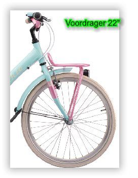 Batavus voordrager 22 ys7813 pink